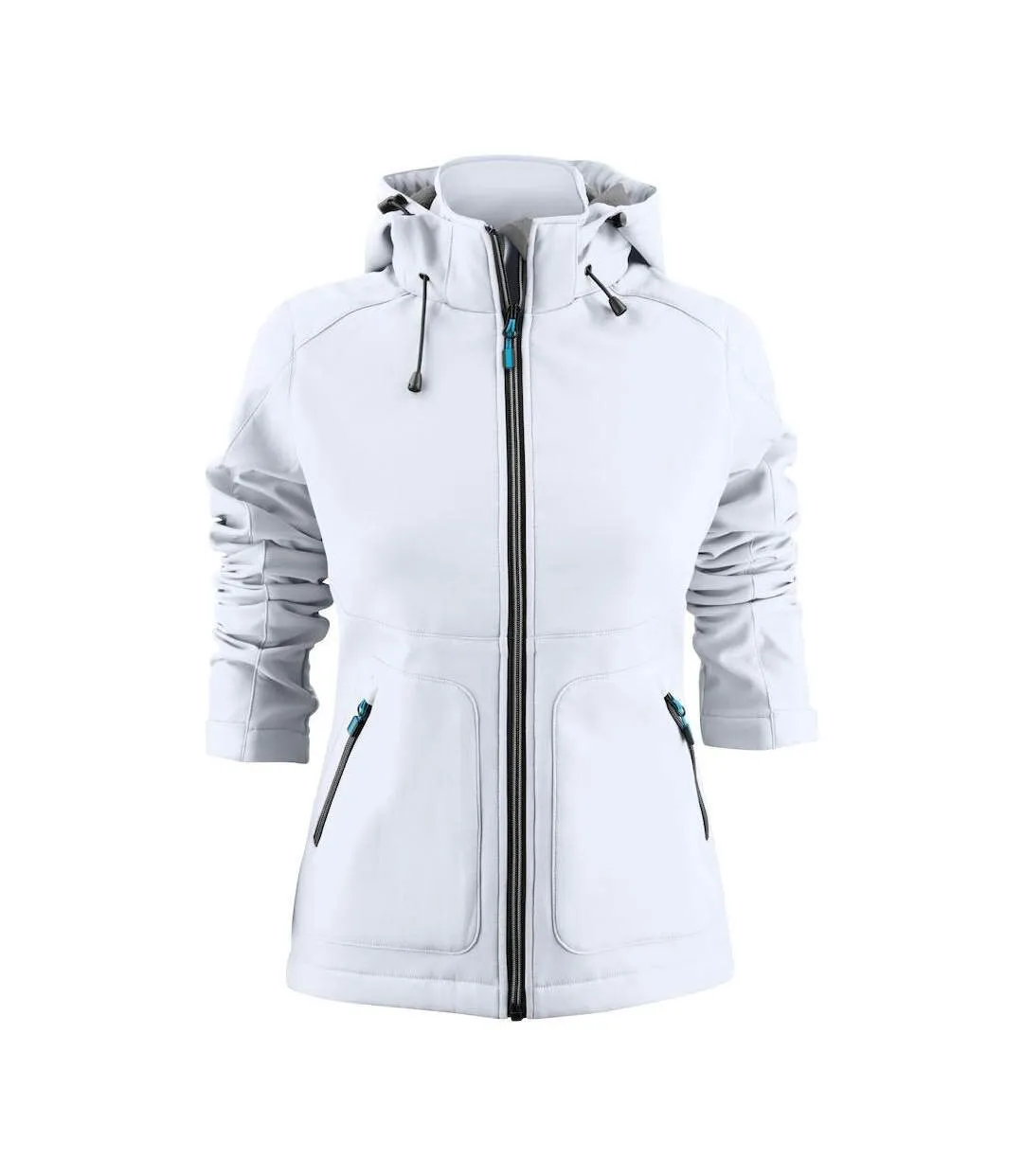 Veste Softshell Karting Femme Blanc Printer-1