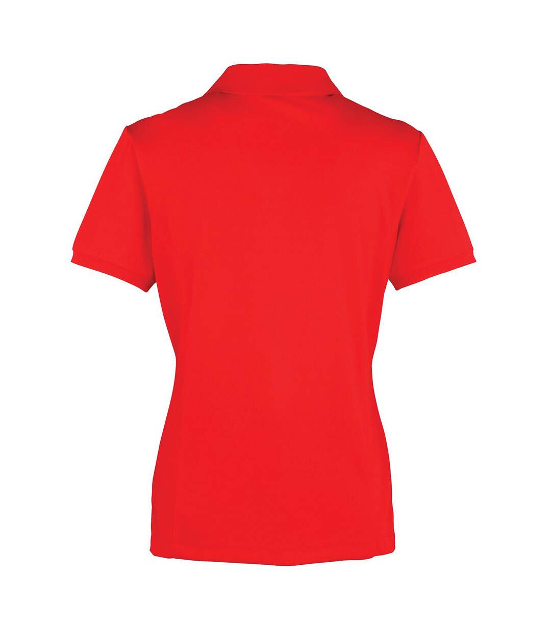 Coolchecker polo à manches courtes femme rouge fraise Premier