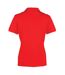 Premier Womens/Ladies Coolchecker Short Sleeve Pique Polo T-Shirt (Strawberry Red)