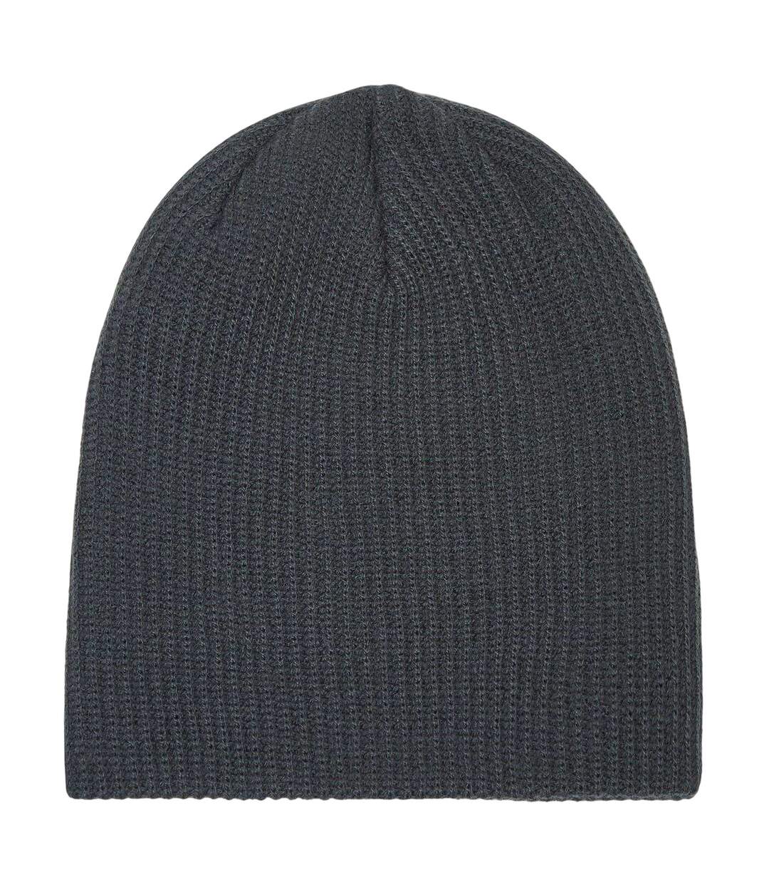 Mens Backbone Ribbed Beanie Grey Oakley-2