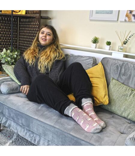 Sock Snob - 6 paires femme de chaussettes de lit épaisses et chaudes en laine