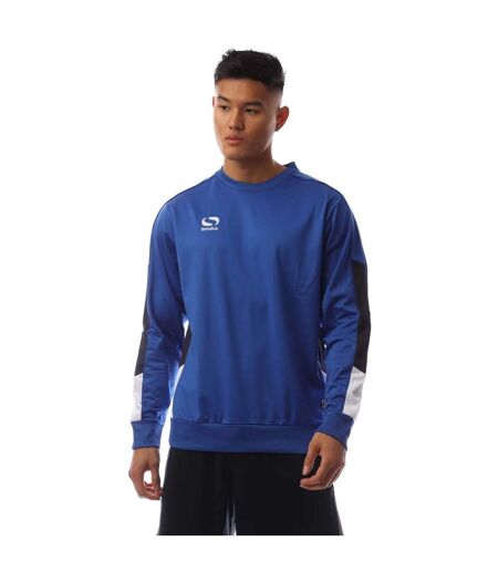 Mens Venata Colour Block Sweatshirt Royal Blue Navy White Sondico