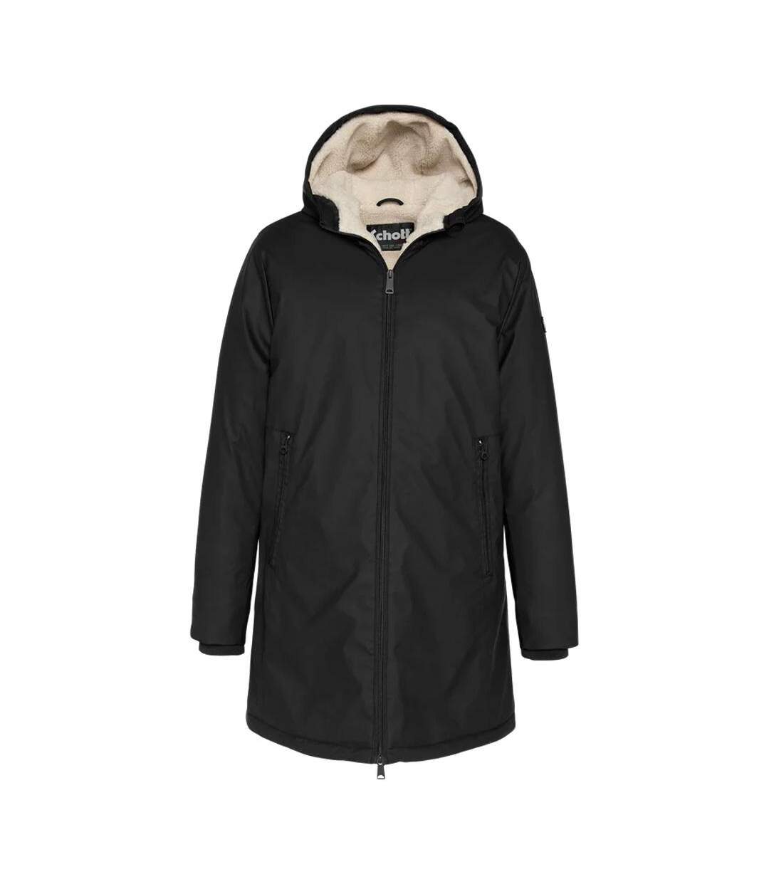 Doudoune noir homme schott jackson-1
