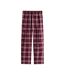 Mens Plaid Long Pyjama Set Burgundy Tommy Hilfiger-4