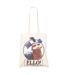 Tote Bag Motif Le Ver Ello! Taille Unique Blanc Labyrinth-1