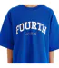 Womens/ladies Regular T-shirt Blue 4th & Reckless-4