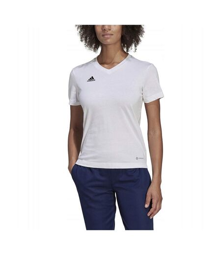 T-shirt Entrada Femme Blanc Adidas