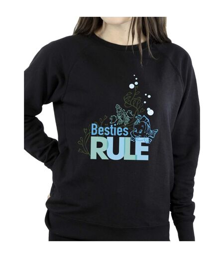 Disney Sweat Womens/Ladies The Little Mermaid Besties Sweatshirt (Noir) - UTBI23414