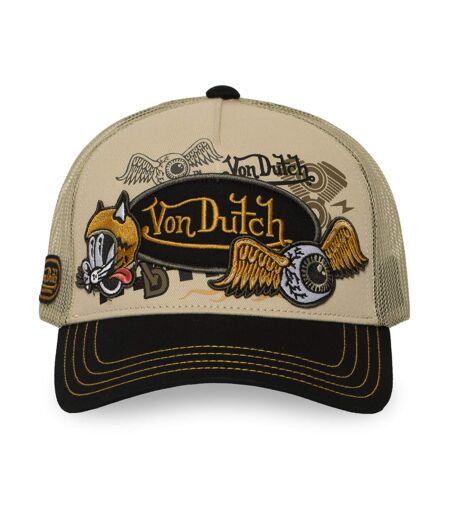 Casquette trucker filet avec patch et print Patches19 Vondutch
