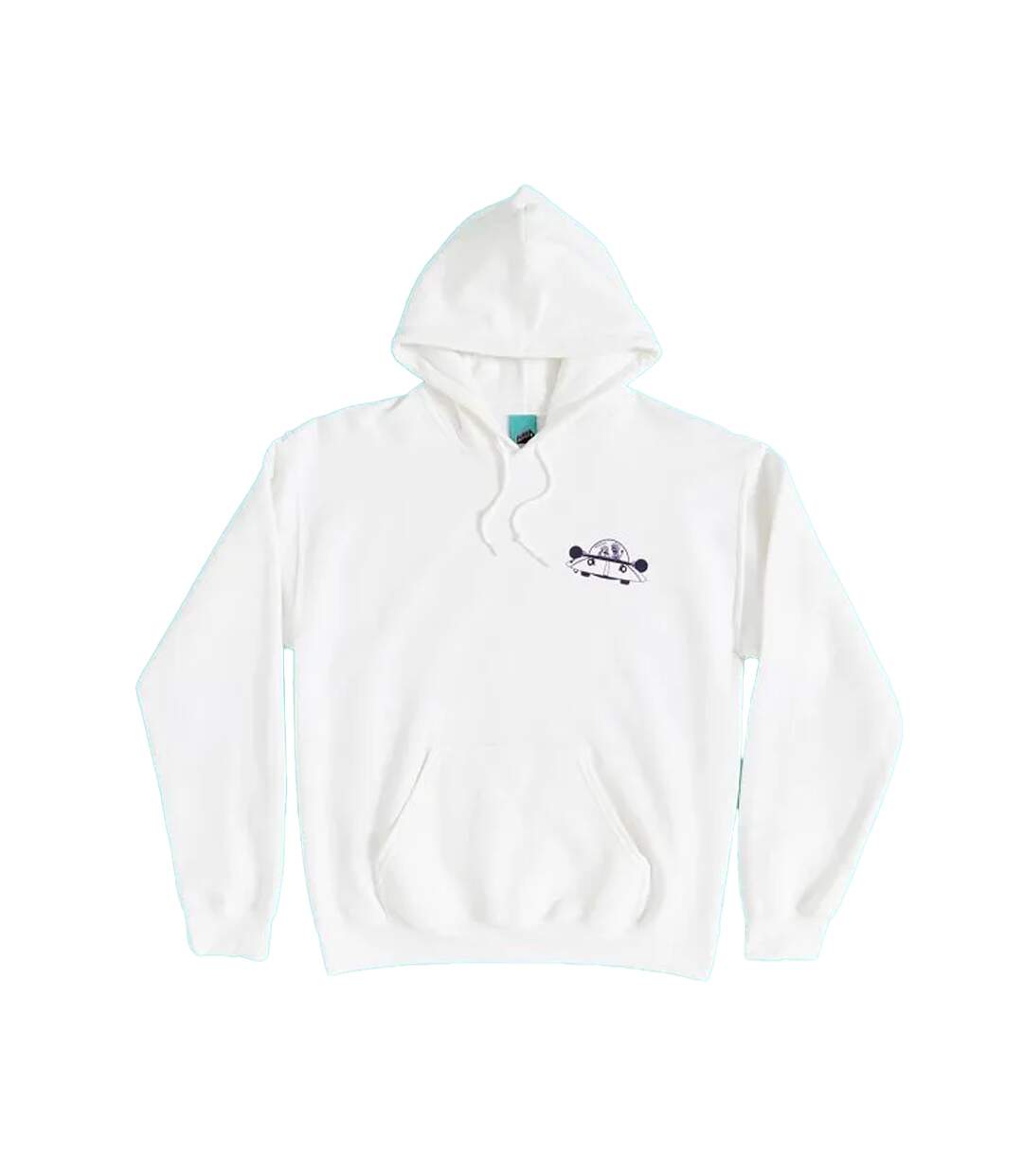 Unisex Adult Portal Gun Hoodie White Rick And Morty-1