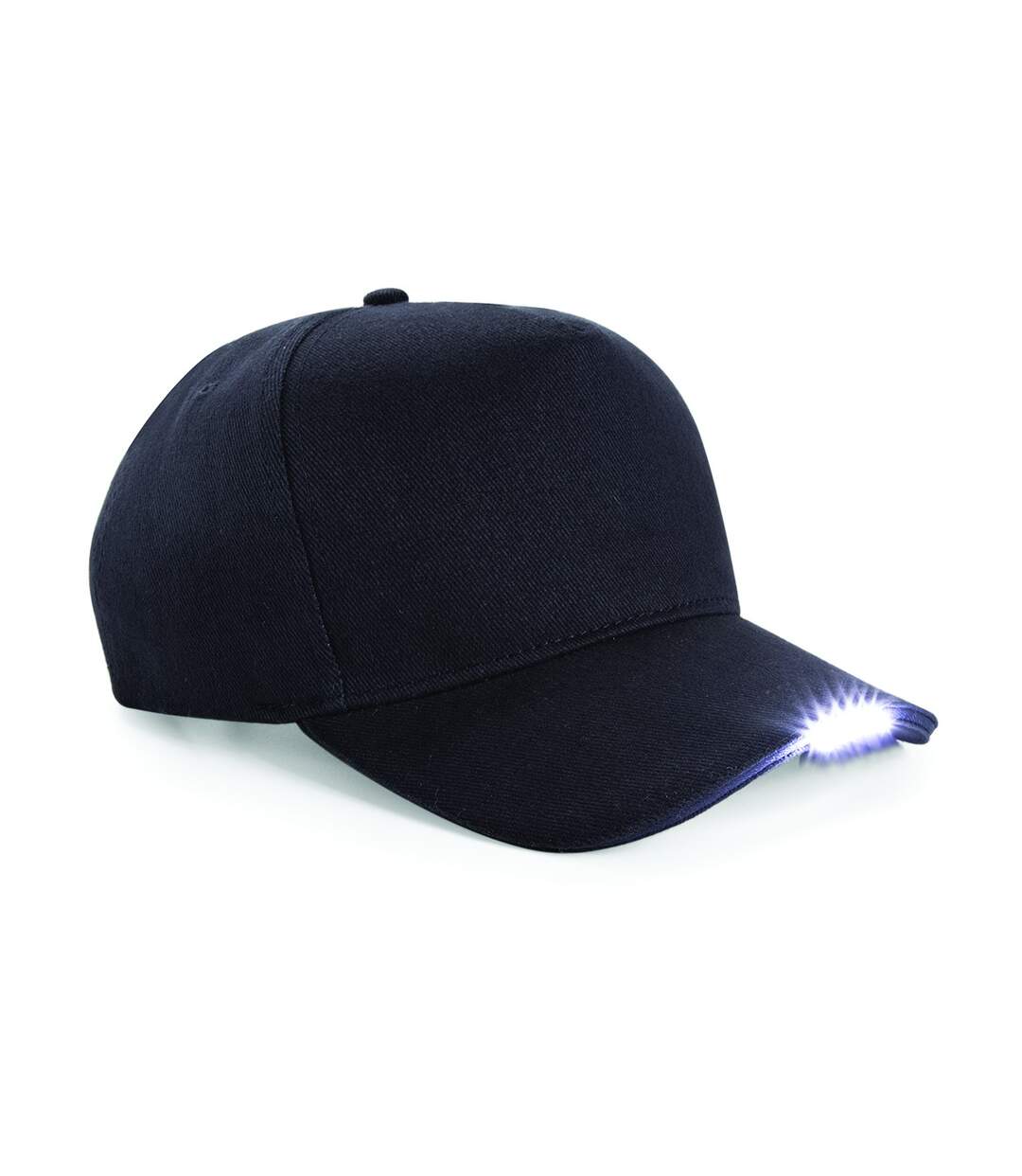 Casquette de baseball avec led homme noir Beechfield-1