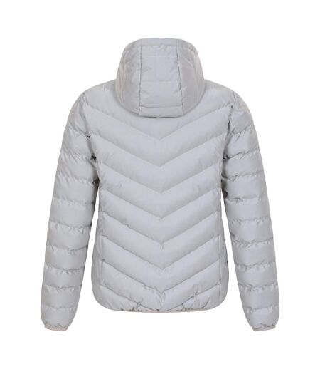 Womens/ladies seasons reflective padded jacket grey Mountain Warehouse