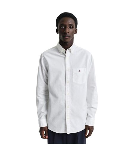 Chemise Archive Shield Homme Blanc Gant