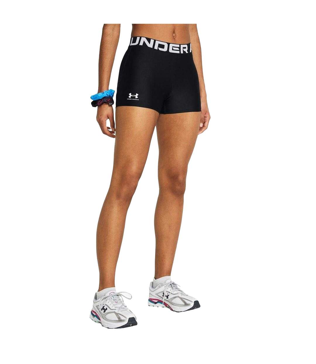 Short De Compression Heatgear Femme Noir Under Armour-4