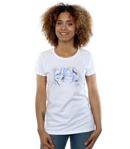 Disney T-Shirt coton Bambi Snow Femme/Femme (Blanc) - UTBI14864