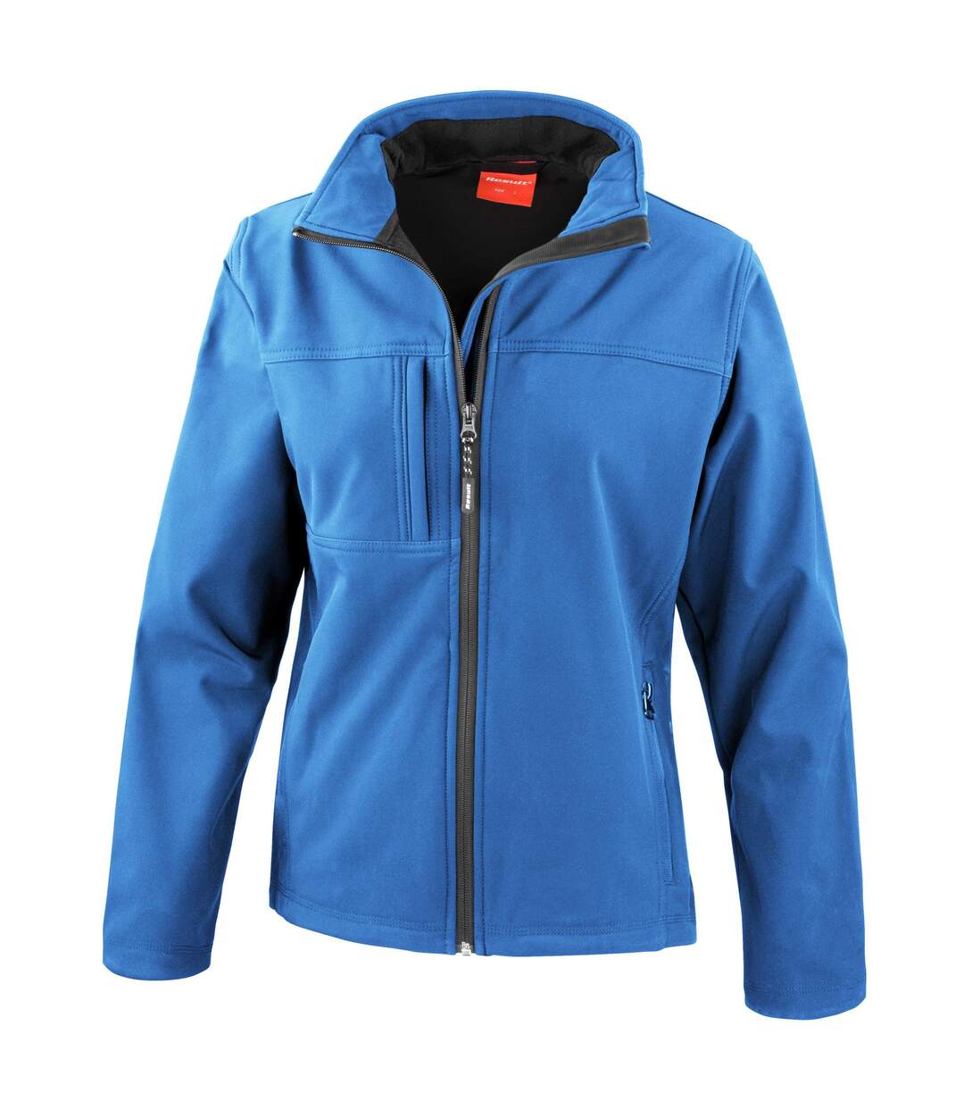 Veste Softshell Imperméable Et Respirante Femme Bleu Result-1