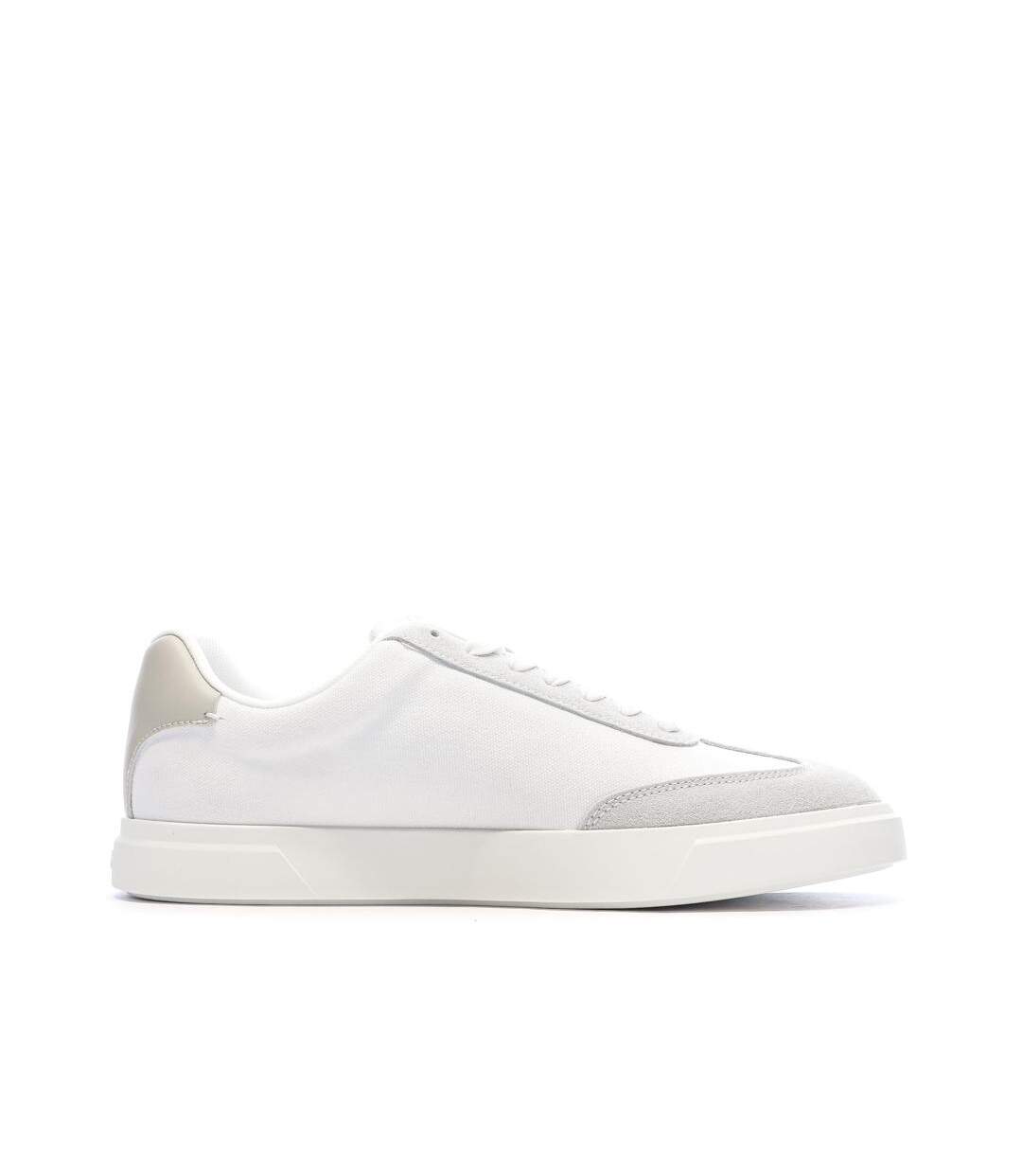 Baskets blanches/taupes homme calvin klein jeans low prof-2