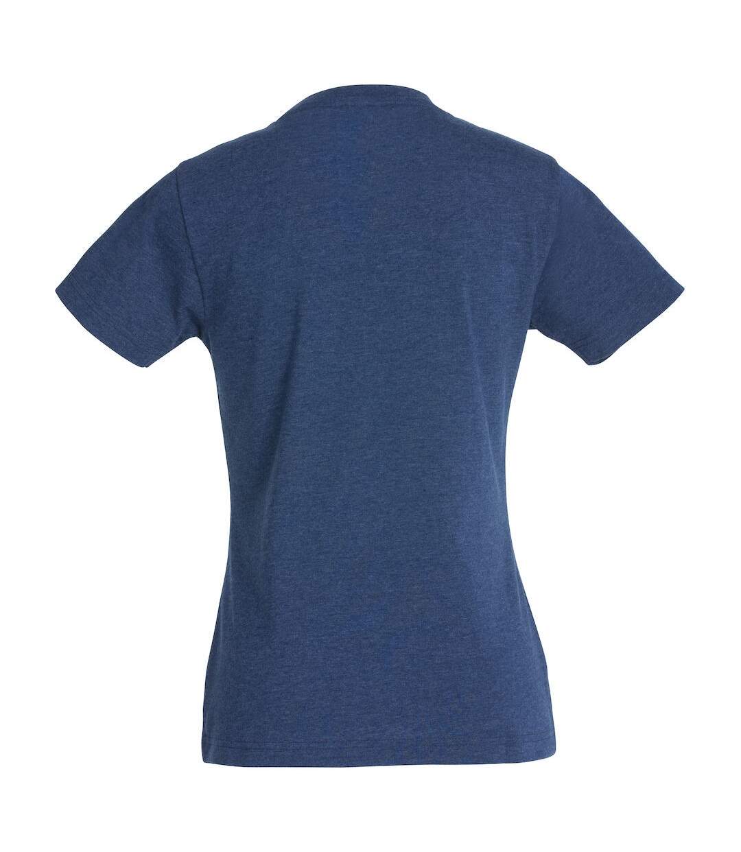 T-shirt New Classic Femme Bleu Clique-2