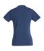T-shirt New Classic Femme Bleu Clique-2