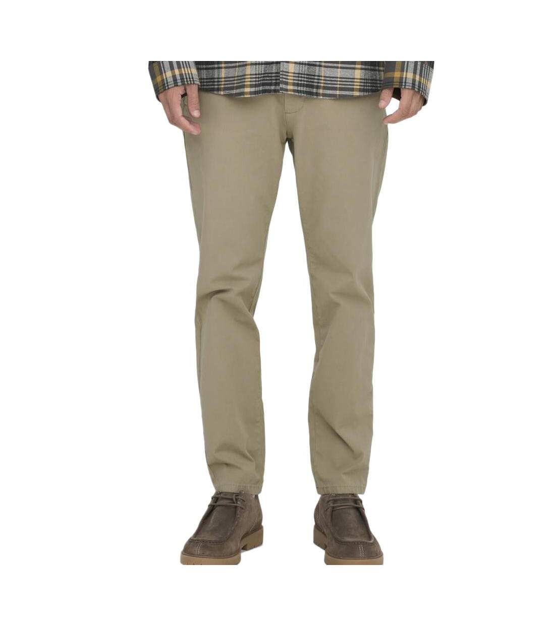 Pantalon beige homme only & sons free regular - w27-l32-1