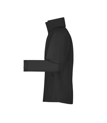 Veste Softshell Homme Noir James And Nicholson