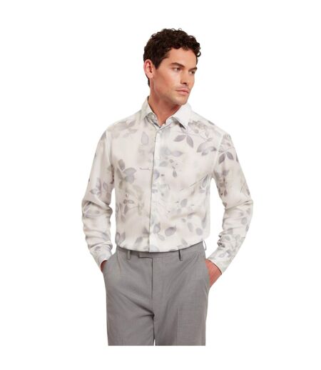 Chemise Motif/style Imprimé Feuille Homme Blanc Ted Baker