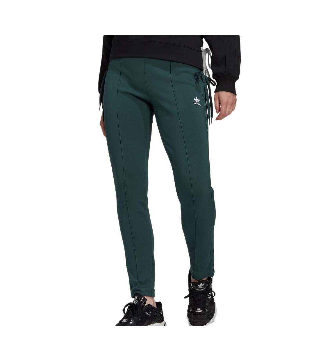 Jogging vert femme adidas hk5083-1