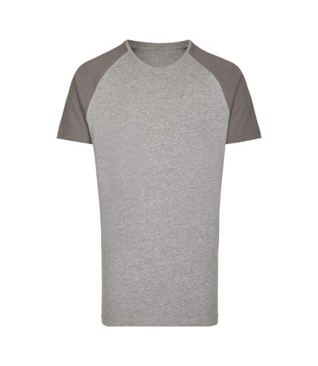 T-shirt My Mate Homme Gris Chiné Gris Uni Miners Mate