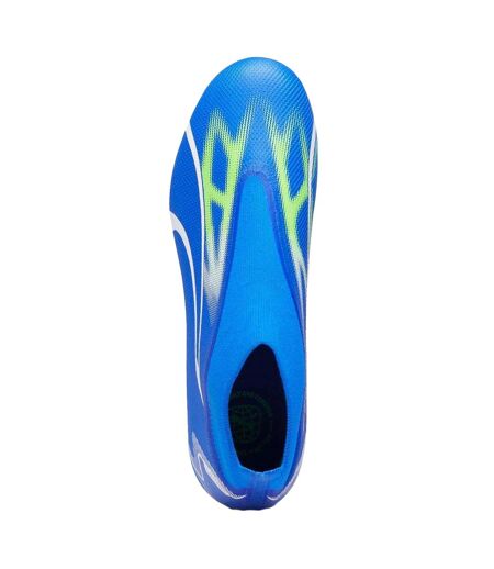 Chaussures De Foot Ultra Match Homme Bleu Blanc Vert Sombre Puma