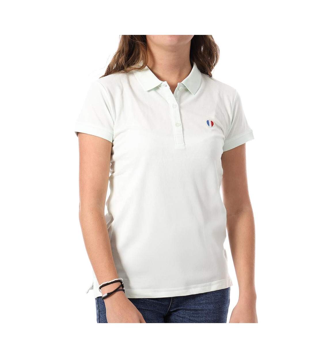 Polo Vert  Femme Teddy Smith Piloco - M-1