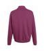 Fruit Of The Loom Mens Zip Neck Sweatshirt Top (Burgundy) - UTBC1370
