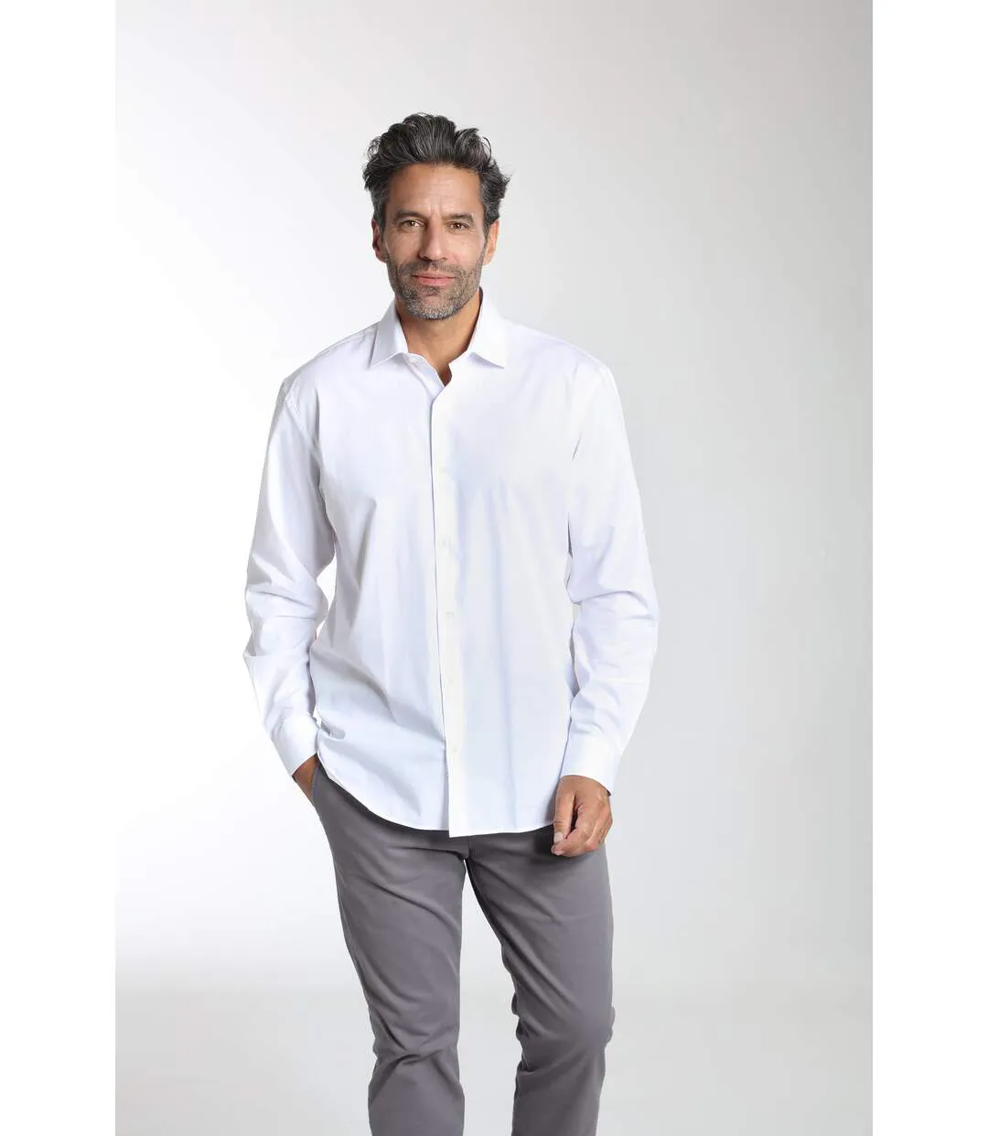 Chemise manches longues en coton CHIC-1