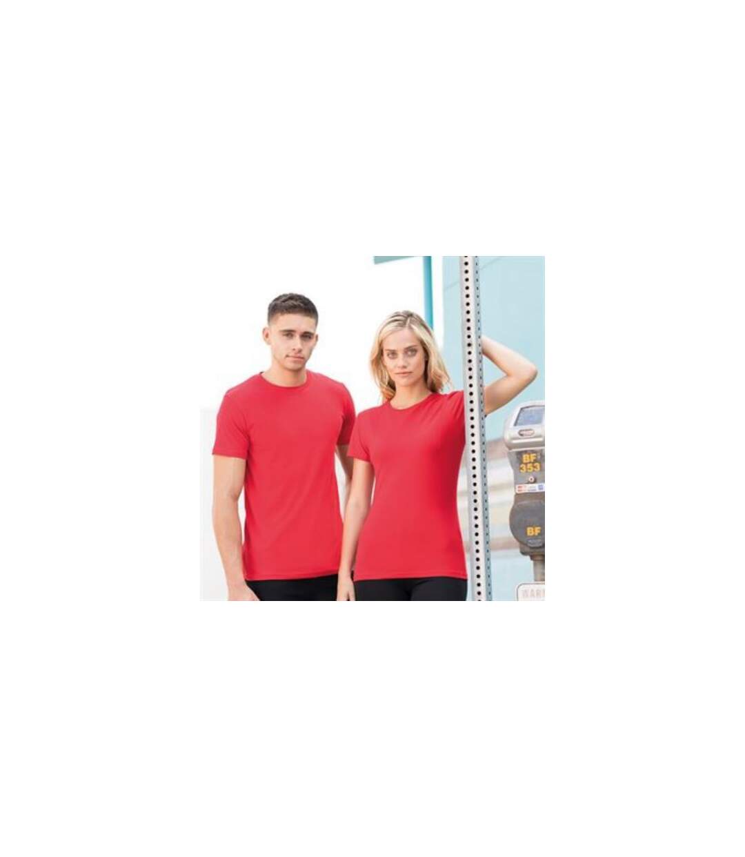 Feel good t-shirt étirable à manches courtes femme rouge vif Skinni Fit