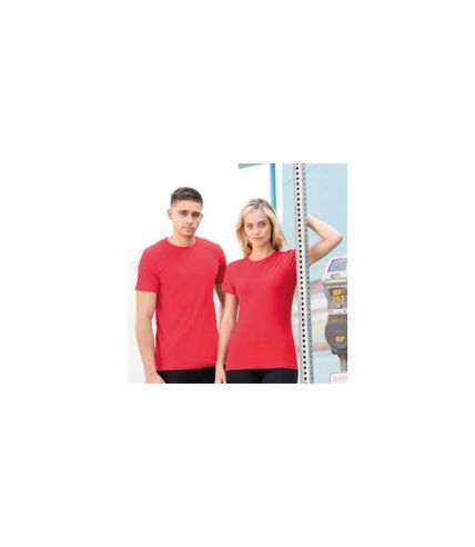 Skinni Fit Womens/Ladies Feel Good Stretch Short Sleeve T-Shirt (Bright Red) - UTRW4422
