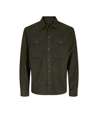 Surchemise Velours Côtelé Kaki Homme Jack & Jones Corduroy