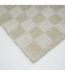 Tapis Damier en Coton Jenna 50x80cm Naturel-2