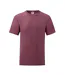 T-shirt Valueweight Adulte Bordeaux Chiné Fruit Of The Loom-1