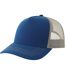 Unisex adult rapper 5 panel canvas recycled trucker cap royal blue/grey Atlantis-1