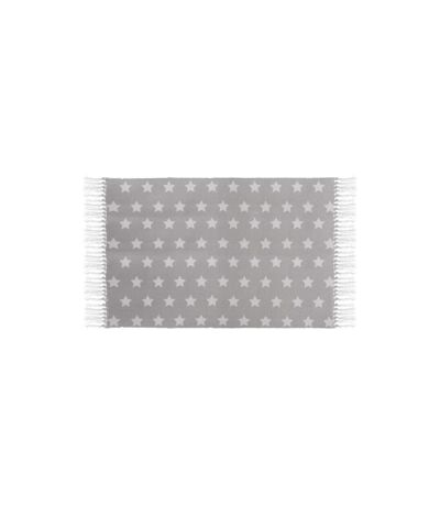 Tapis Déco à Franges Enfant Born 60x90cm Gris