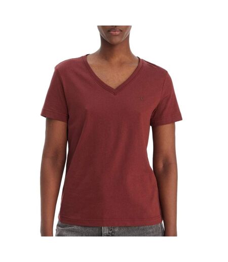 T-Shirt marron femme calvin klein jeans archive lv047b205g
