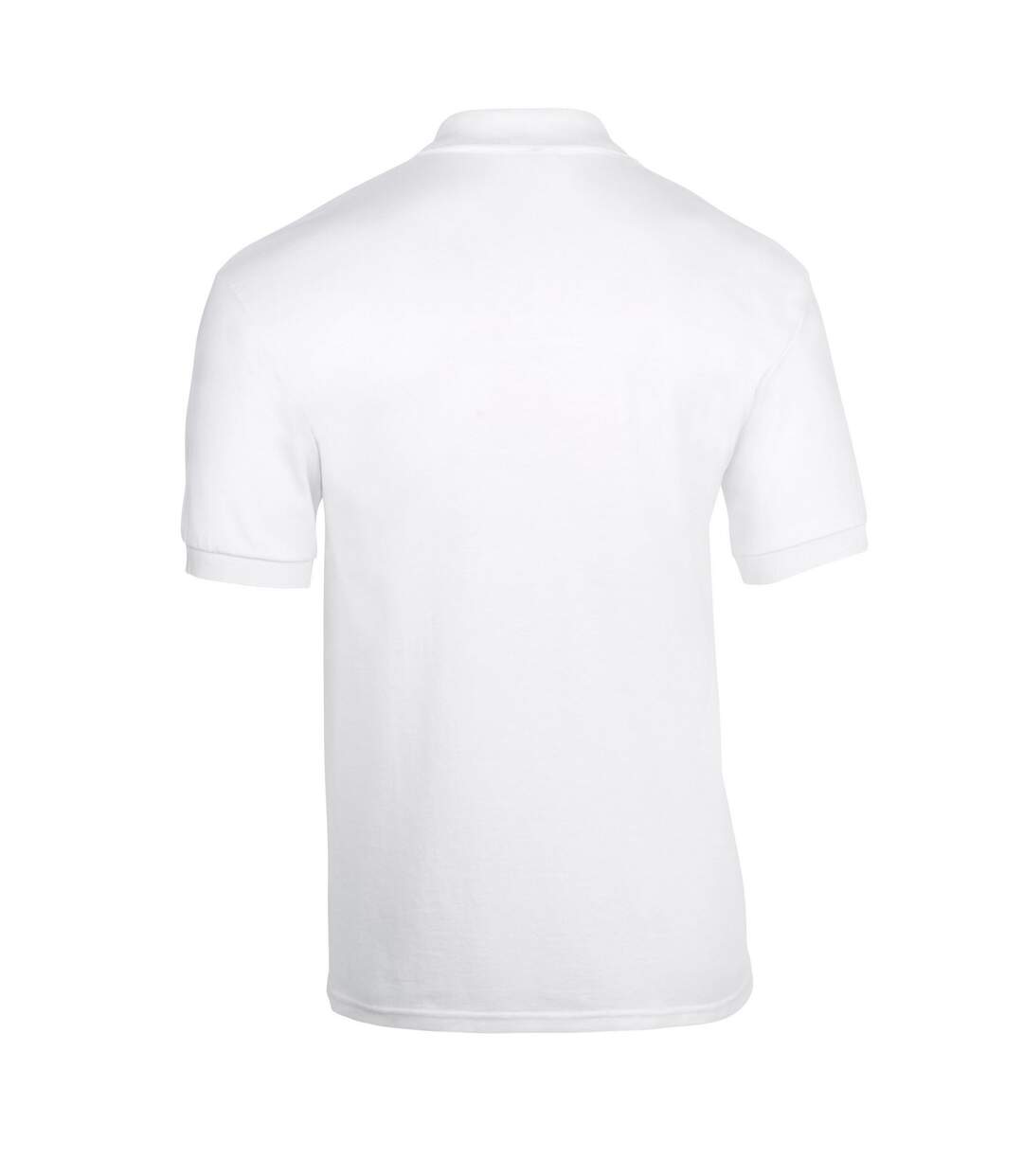 Polo adulte blanc Gildan-2