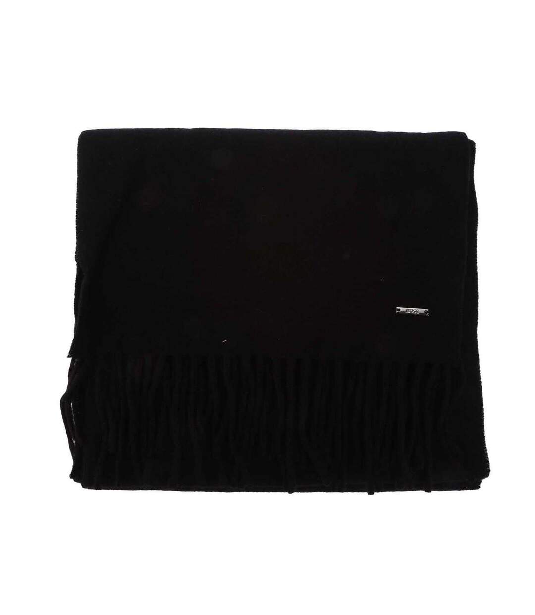 Unisex Adult Styven Fringe Scarf One Size Black Boss-2