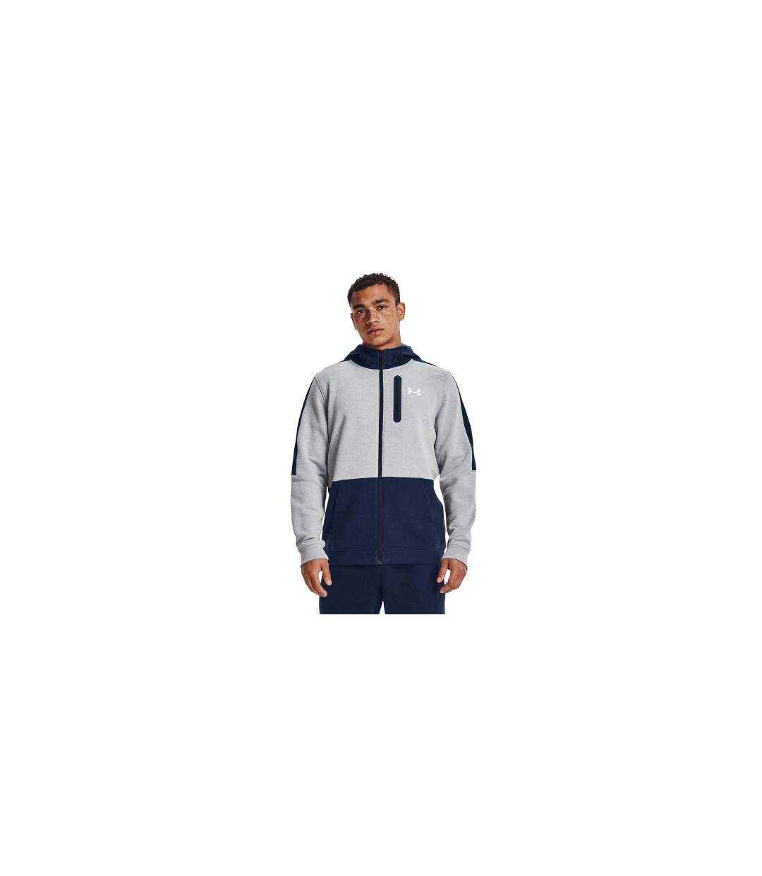 Veste À Capuche Threadborne Homme Gris Under Armour-1