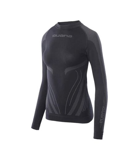 Haut Thermique Gambit Femme Noir Cendre Volcanique Iguana