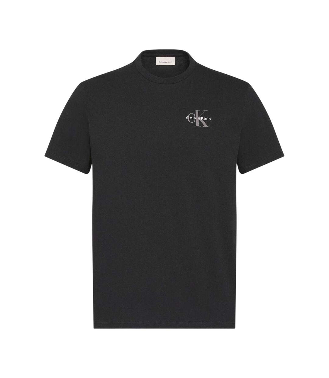 Mens Micro Logo T-shirt Black Calvin Klein-2