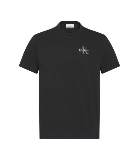 Mens Micro Logo T-shirt Black Calvin Klein