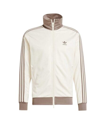 Haut De Survêtement Classics Homme Blanc Cassé Adidas