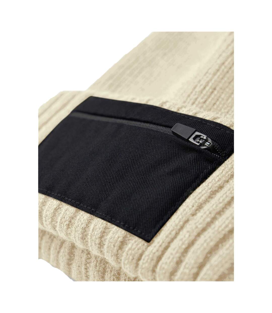 Bonnet Adulte Sable Noir Beechfield-3