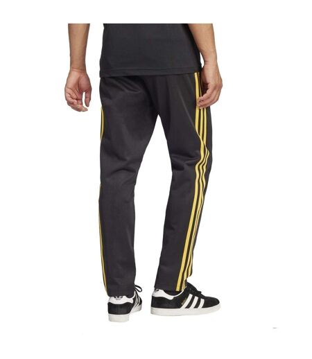 Mens Jude Bellingham Elasticated 3 Stripes Slim Tracksuit Bottoms Black Adidas