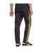 Mens Jude Bellingham Elasticated 3 Stripes Slim Tracksuit Bottoms Black Adidas-3